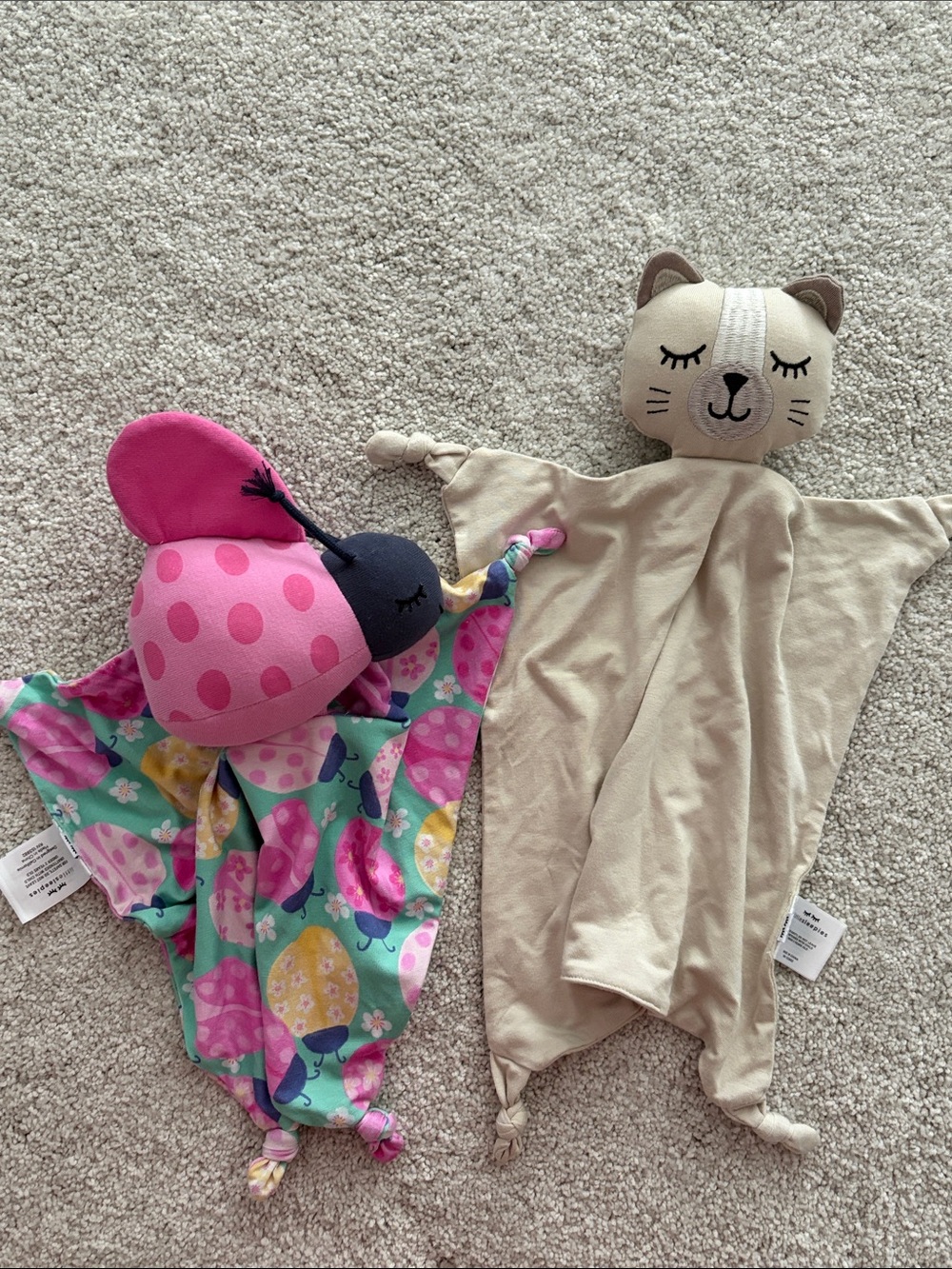 Bundle of 2 Lovies - Rosie the Ladybug & Clementine the Cat